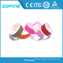 High Quality waterproof One time use Paper wristbands for events